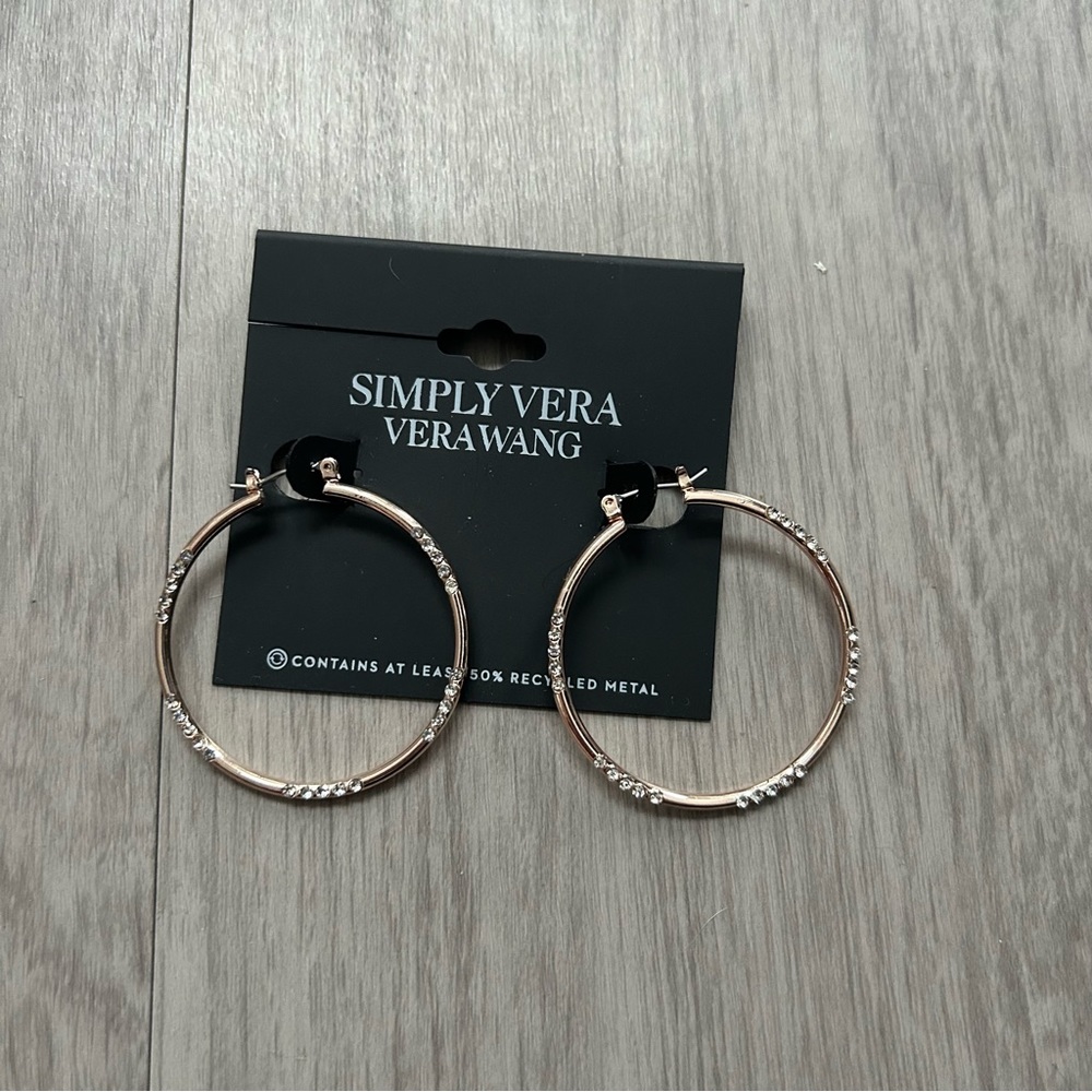 Simply Vera Vera wang hoop earrings